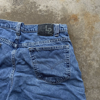 1990s LEVI'S L2 BOXY FIT BAGGY DENIM JEAN SHORTS JORTS