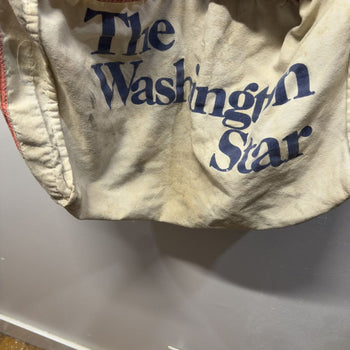 1960s Washington Star Newspaper Paperboy Bag Distressed Canvas