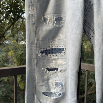 2000s Levi's 501xx Thrashed Faded Repaired Jeans