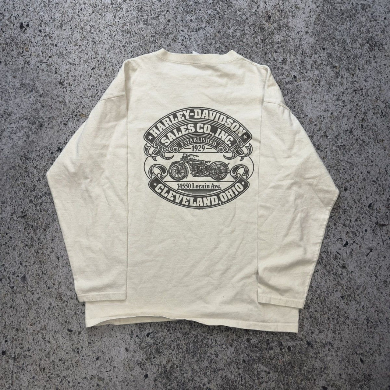 2000s Harley Davidson Henley Button Longsleeve