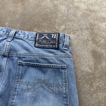 1990s/2000s Y2K BAGGY DENIM SKATER FADED CARPENTER JEANS