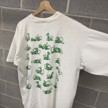 1990s Faded Thrashed Lizard Sex Shirt ERD Grunge Pornstar
