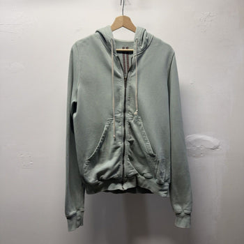 Rick Owens DRKSHDW Jason Zip Up Hoodie Marine
