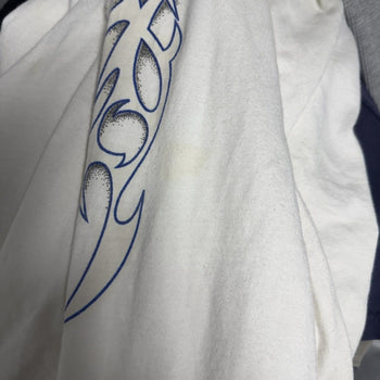 1990s Nassau Bahamas Skull Flame Longsleeve Tee Faded