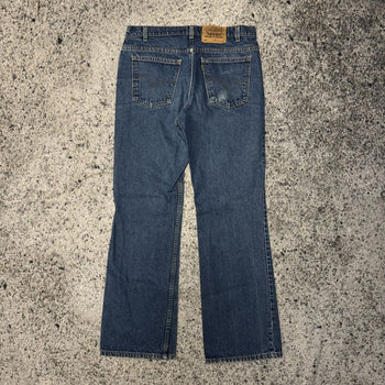 Vintage 1990s Levi's 517 Made in USA Faded Bootcut Flare Jeans