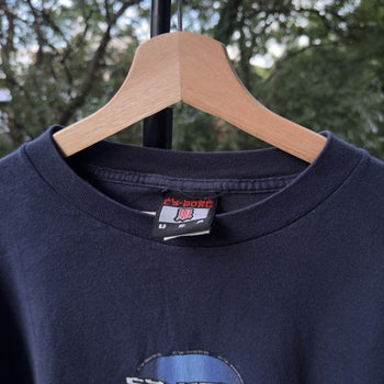 1990s Y2K Cyborg USA Anime Shirt Faded Tee
