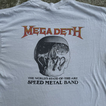 1980s MEGADETH I KILL FOR THRILLS TEE