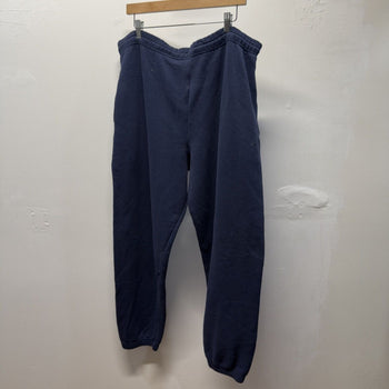 Vintage 1990s Made in USA Faded Navy Blank Sweatpants