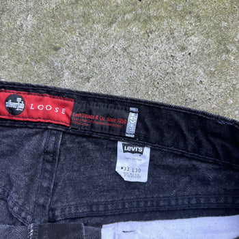 1990s LEVI’S SILVERTAB LOOSE BAGGY DENIM SKATER JEANS