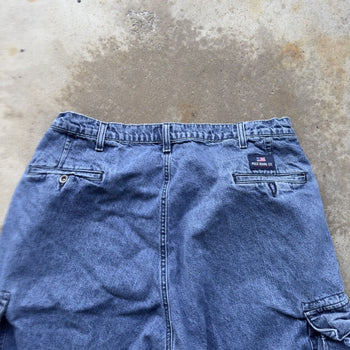 2000S POLO JEANS RALPH LAUREN BAGGY CARGO DENIM SKATER SHORTS JORTS