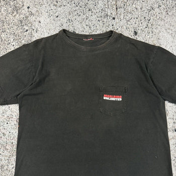 1990s THRASHED FADED MARLBORO LIZARD POCKET TEE