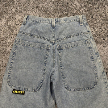 1990s Jnco Stinger Baggy Wide Skater Denim Jean Shorts