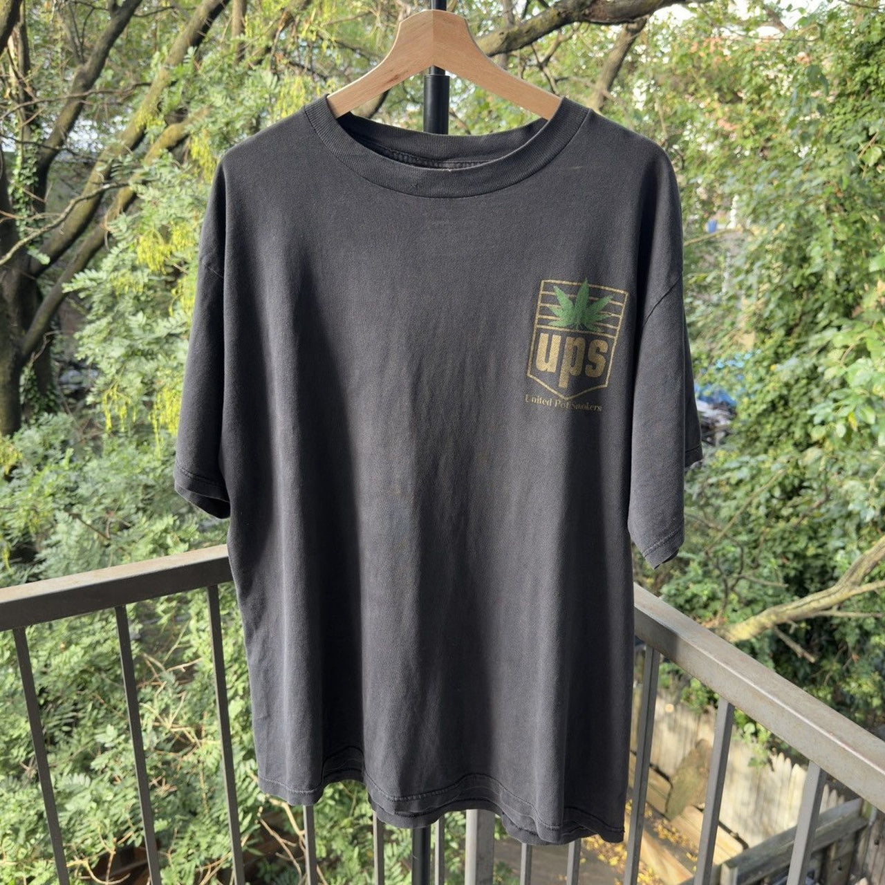 1990s Faded UPS United Pot Smokers Tee