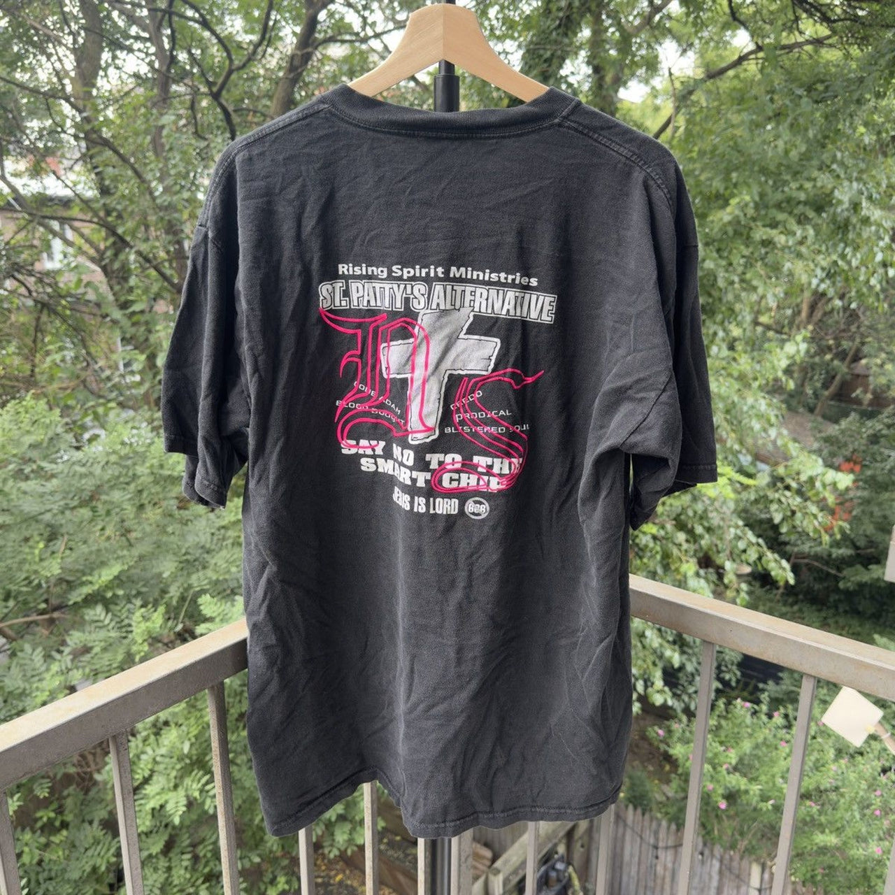 1990s Jesus Is Lord Don’t Let Satan Keep You Down Tee