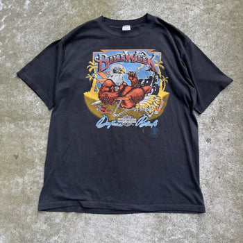 1980S THRASHED HARLEY DAVIDSON DAYTONA SMOKING EAGLE TEE