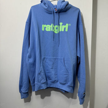 STRAY RATS RATGIRL HOODIE BLUE XL