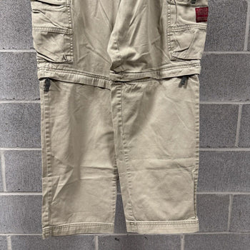 2000s Old Navy Tan Baggy Cargo Pants