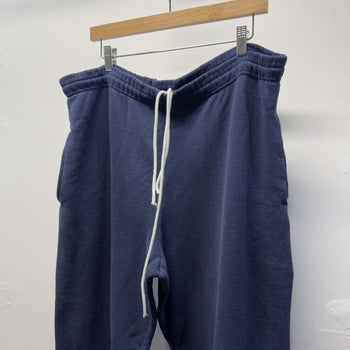Vintage 1990s Made in USA Faded Navy Blank Sweatpants