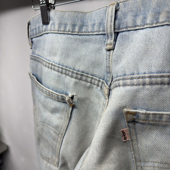 1980s Levi's 517 Thrashed Faded Dirty Flare Jeans - Made in USA