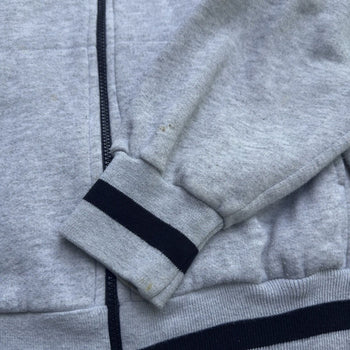 1990s DIOR MONSIEUR RAGLAN ZIP UP SWEATSHIRT GREY