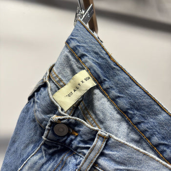 1017 Alyx 9SM Slashed Thorn Distressed Denim Jeans