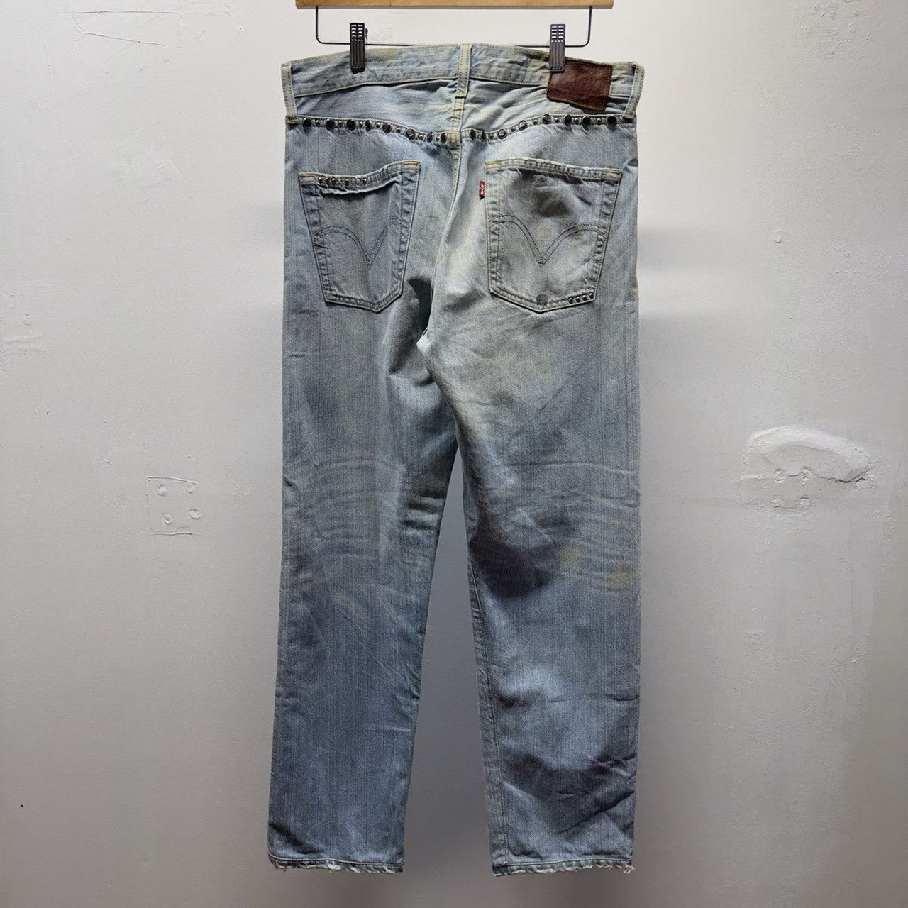 Vintage 2007 Levi’s 501 Limited Edition Faded Studded Jeans