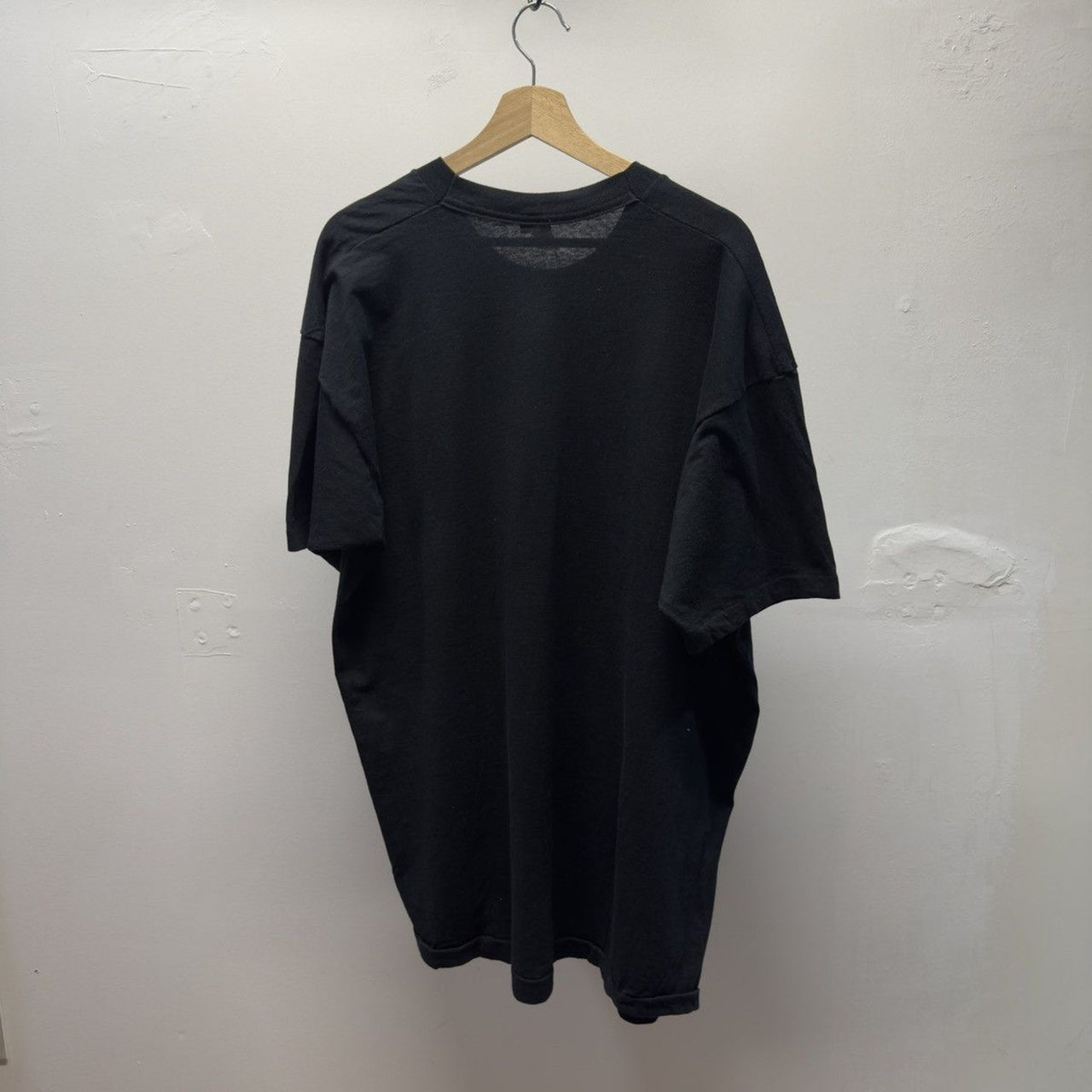 Vintage 1990s Blank Black Made in USA Single Stitch Tee