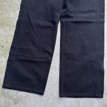 2000S HARLEY DAVIDSON BAGGY WIDE LEG BLACK CARPENTER JEANS