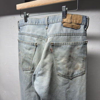 1980s Levi's 517 Thrashed Faded Dirty Flare Jeans - Made in USA
