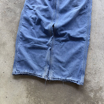 1990S/2000S CARHARTT FADED BAGGY BLANKET LINED CARPENTER DENIM JEANS