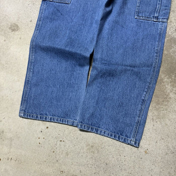 2000s FUSE BAGGY WIDE LEG DENIM CARGO POCKET SKATER JEANS