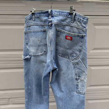2000s Dickies Thrashed Faded Distressed Work Jeans