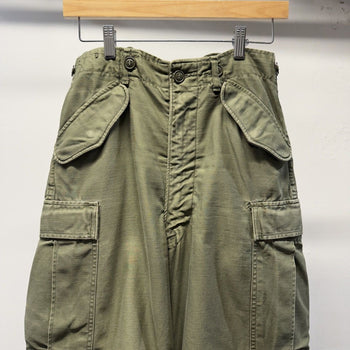 Vintage 1950s M51 Faded Sateen Military Cargo Pants
