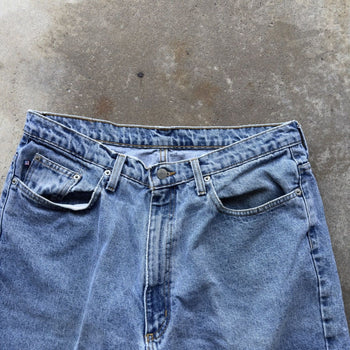 VINTAGE POLO RALPH LAUREN BAGGY DENIM JEAN SHORTS JORTS