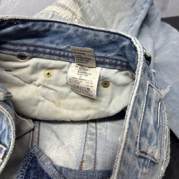 Diesel Thrashed Faded Distressed Repaired Jeans