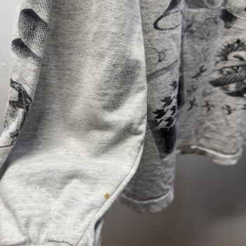 Vintage 1990s Made in USA M.C. Escher Faded Distressed Longsleeve Art Tee