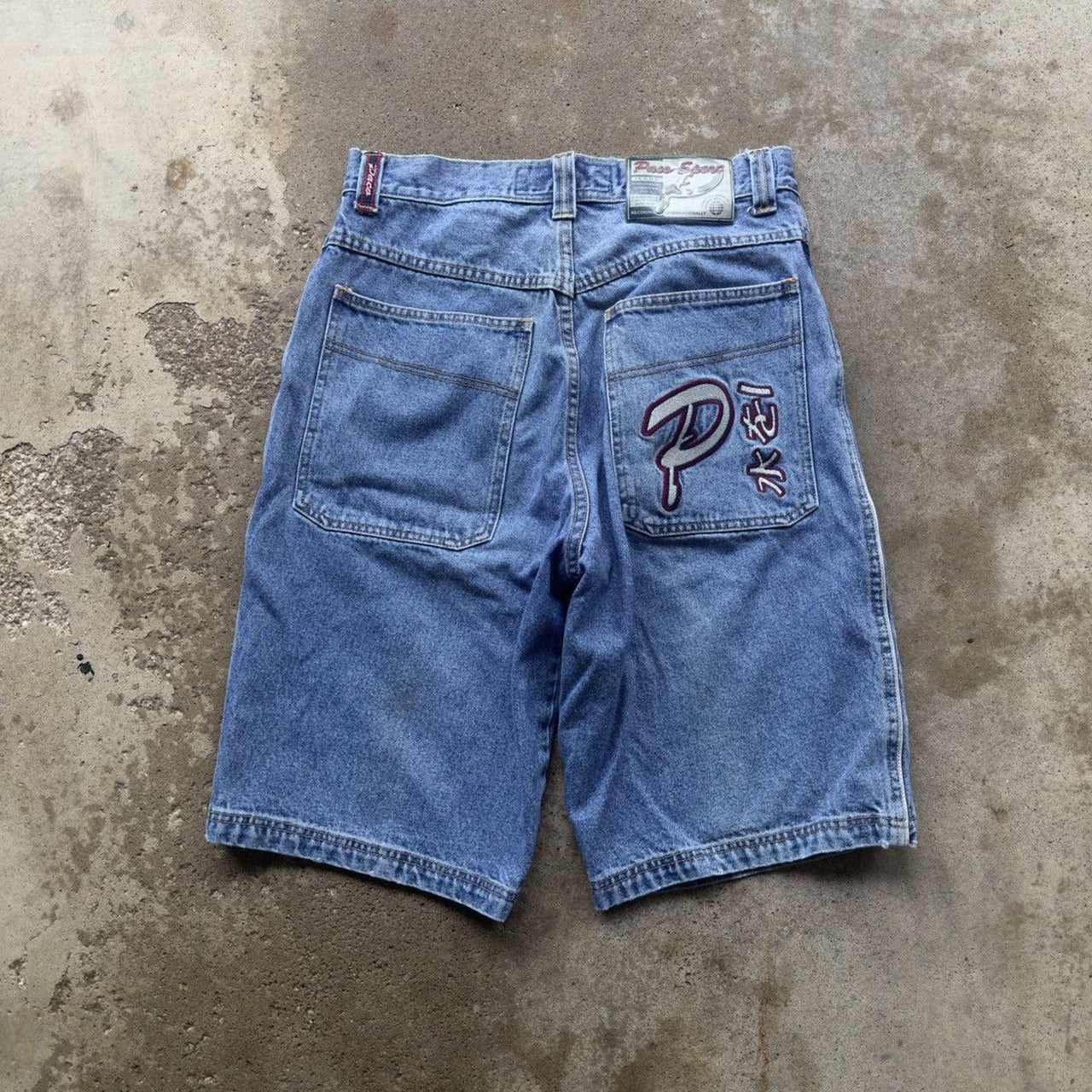 1990S Y2K PACO JEANS BAGGY SKATER DENIM JEAN SHORTS JORTS