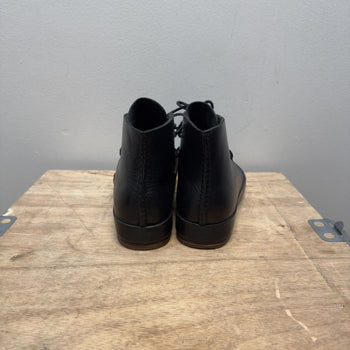 Feit Handsewn High Black Leather Shoes