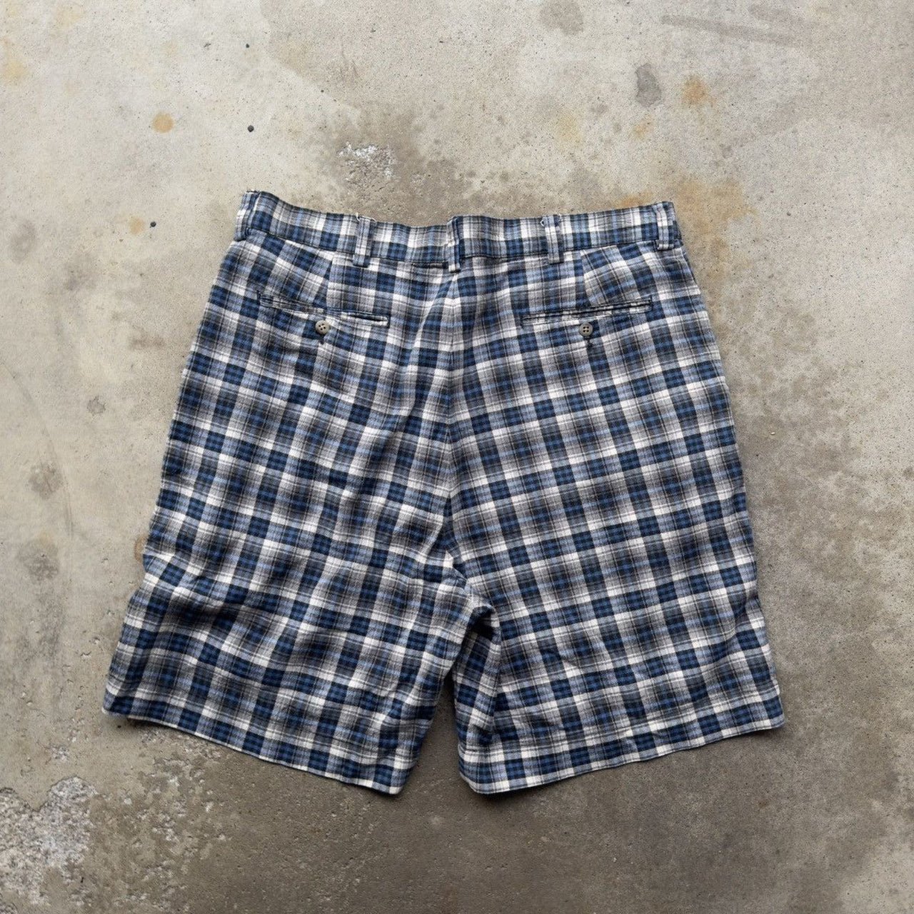 1990S POLO RALPH LAUREN PLAID GRUNGE BAGGY PHILLIP SHORTS