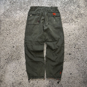 Pantalones cargo holgados tipo paracaídas PJ Mark descoloridos de la década de 2000