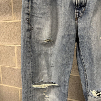 2000s Y2K Unionbay Thrashed Faded Distressed Bootcut Flare Jeans