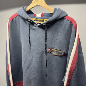 1990s Tommy Hilfiger Boardsports Hoodie Thrashed Faded