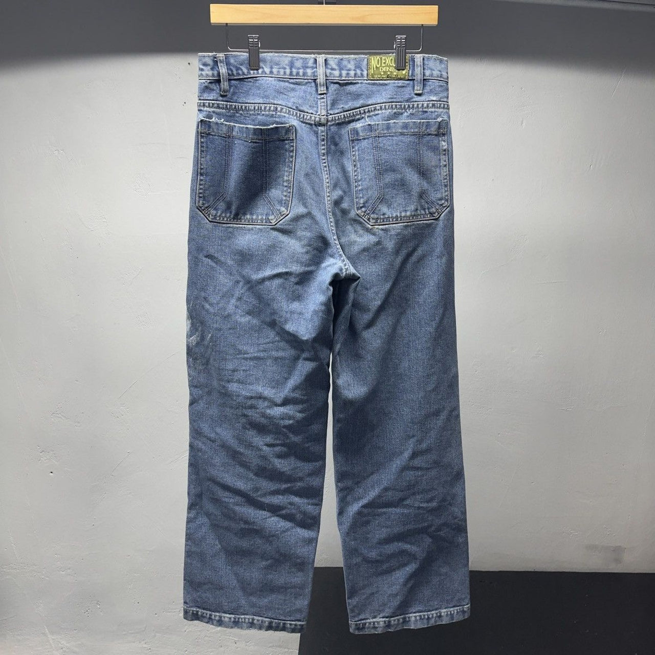1990s Y2K Women's Baggy Wide Leg Skater Jeans