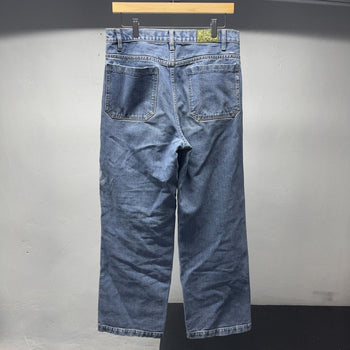 1990s Y2K Women's Baggy Wide Leg Skater Jeans