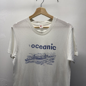 Vintage 1980s Made in USA SS Oceanic Boat Tee