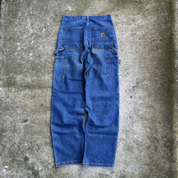 Vaqueros Carpenter Carhartt de doble rodilla de la década de 2000