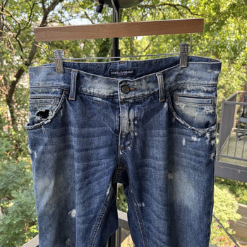 2000s Dolce & Gabbana Distressed Jeans