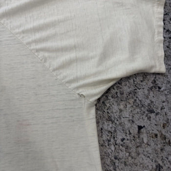 Camiseta raglán fina de papel desteñido de Peanuts de los años 70