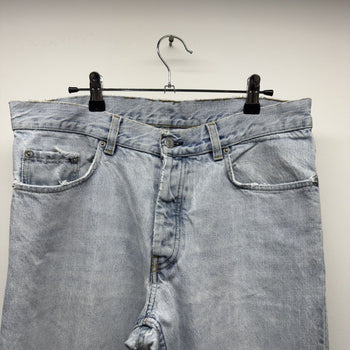 Helmut Lang Archive Distressed Fringe Jeans Italy
