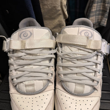 BAD BUNNY ADIDAS FORUM BUCKLE LOW WHITE SHOES